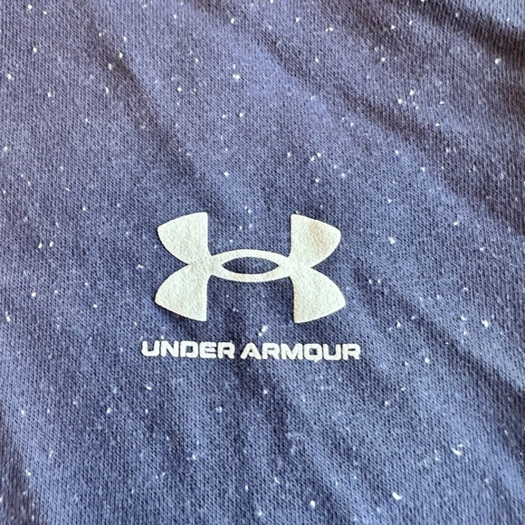Under Armour Women's Purple Speckled Zip Sweatshirt - Picture 3 of 4